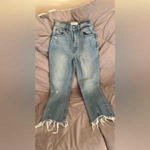 Abercrombie & Fitch Ultra High Rise Kick Flare size 0